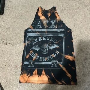 Bleach tie dye avenged sevenfold tee
